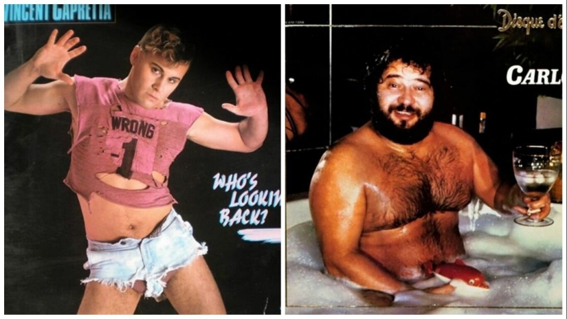 25 "sexy" covers of old records, from which my eyes hurt