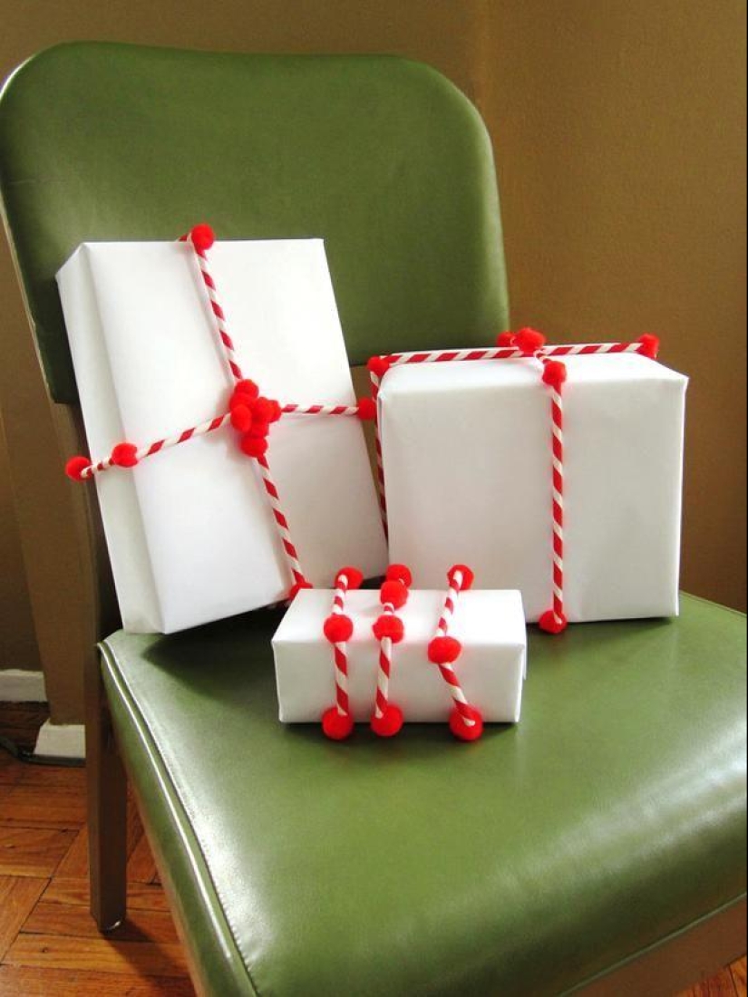 30 ideas how to wrap a New Year's gift 30 ideas how to wrap a New Year's gift