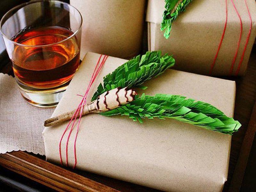 30 ideas how to wrap a New Year's gift 30 ideas how to wrap a New Year's gift