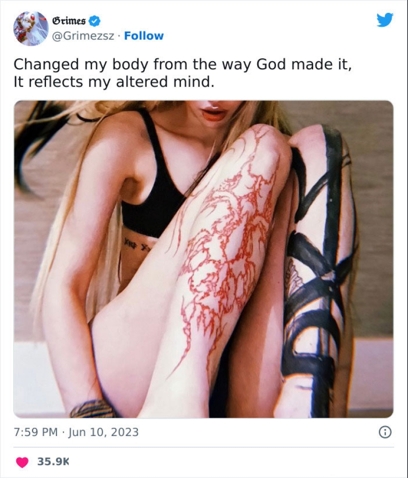 30 tatuajes gloriosamente malos que se compartieron en respuesta a la nueva tinta de Grimes