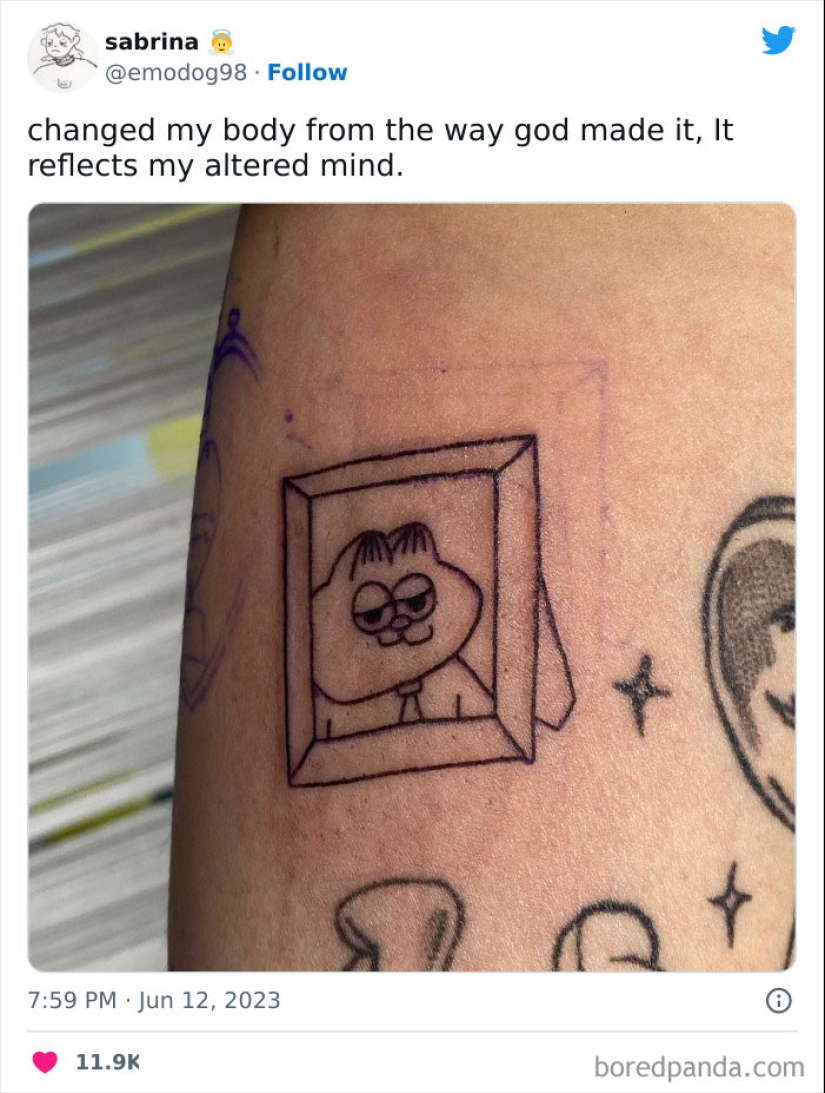 30 tatuajes gloriosamente malos que se compartieron en respuesta a la nueva tinta de Grimes