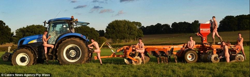 'Heavy Machinery': Granjeros se desnudan para calendario benéfico 'Heavy Machinery': Granjeros se desnudan para calendario benéfico