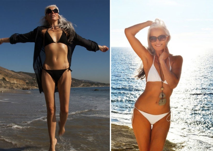 59-year-old grandmother is a super beautiful and successful model!