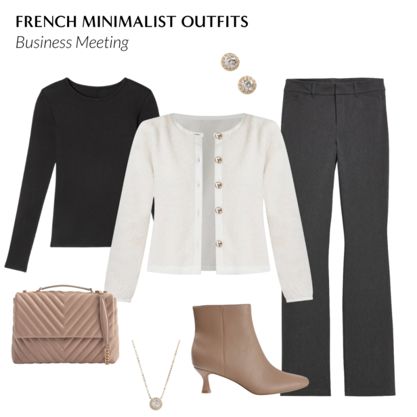 8 French Minimalist Winter Capsule Wardrobe Outfits