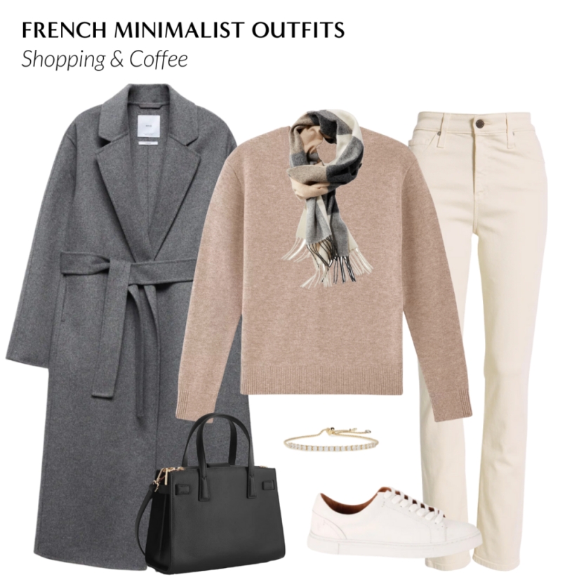 8 French Minimalist Winter Capsule Wardrobe Outfits