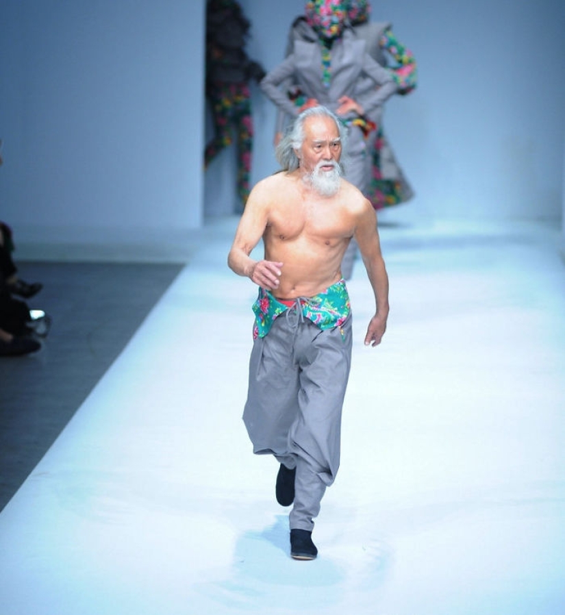 80-year-old grandfather became a model, proving that age is just a number