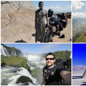 82,500 mile solo motorcycle journey