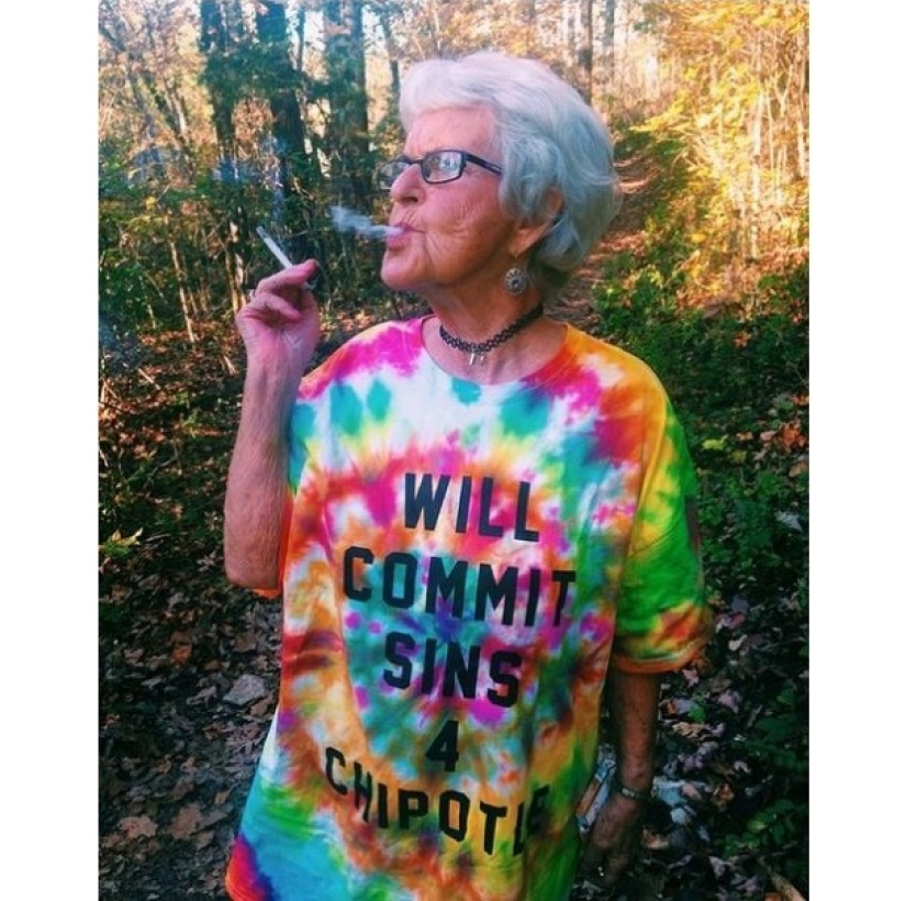86-year-old &#39;cool&#39; grandma posts crazy photos on Instagram