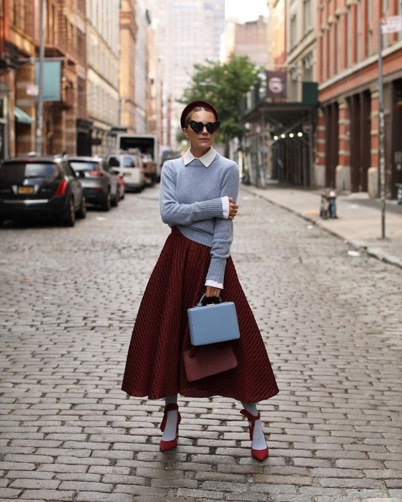 9 ideas on how to wear a long skirt without looking old-fashioned