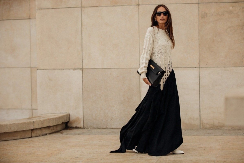 9 ideas on how to wear a long skirt without looking old-fashioned