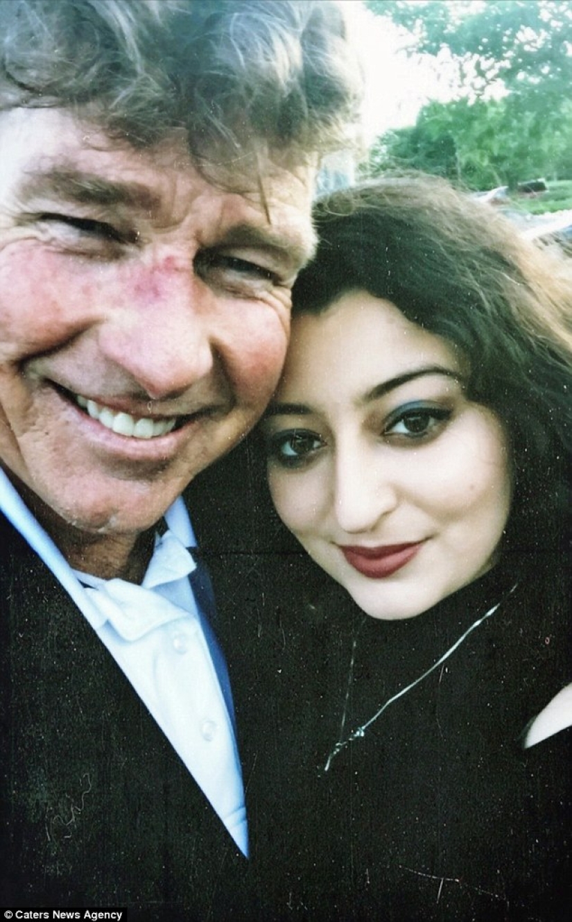 A 20-year-old student believes that older women are jealous of her relationship with a 60-year-old man