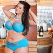 A 21-year-old police trainee has become the face of a lingerie brand for a big bust A 21-year-old police trainee has become the face of a lingerie brand for a big bust