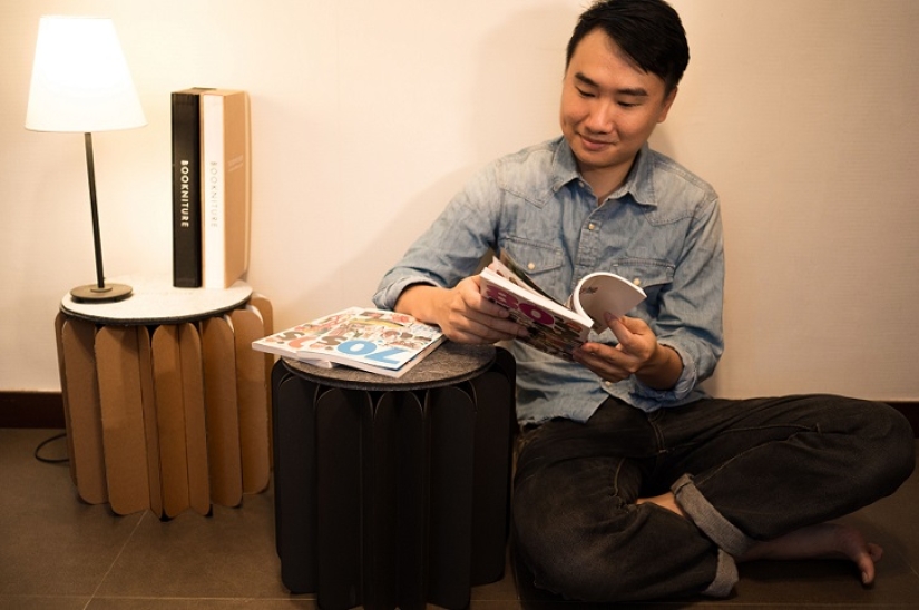 A book for those who always have nowhere to sit