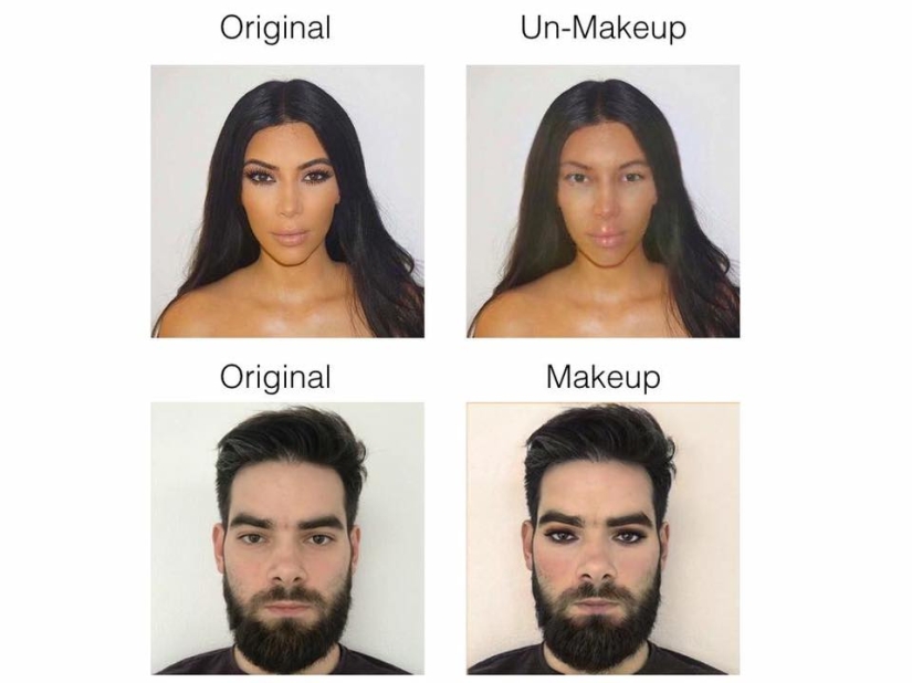 A bot "for removing makeup" has been released, which shows the true faces of the painted girls
