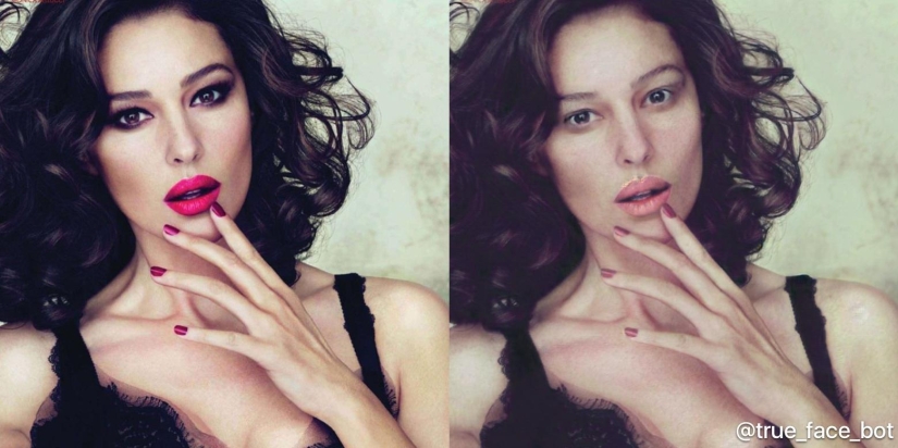 A bot "for removing makeup" has been released, which shows the true faces of the painted girls