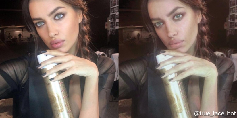 A bot "for removing makeup" has been released, which shows the true faces of the painted girls