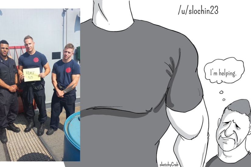 A cartoonist drew Reddit users, highlighting the worst