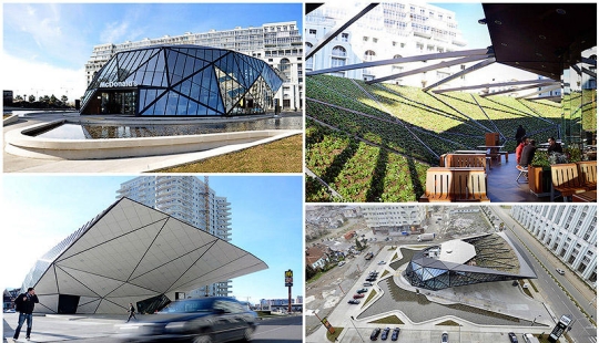 A futuristic McDonald's was built in Batumi