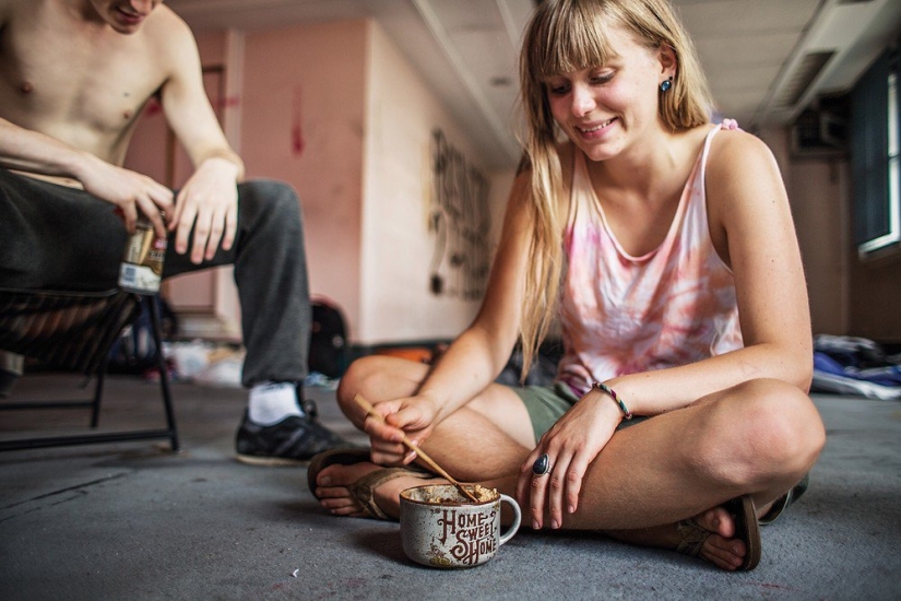 A guide to London squats in a photography project by Corinna Kern