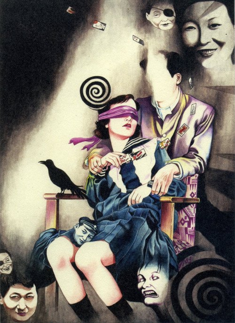 A Japanese illustrator whose work is so obscene that it is banned in his native country A Japanese illustrator whose work is so obscene that it is banned in his native country