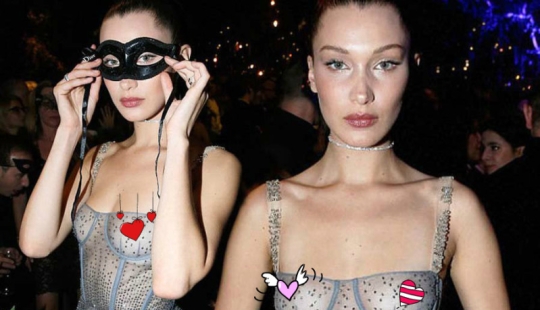 A la vanguardia de las tendencias: pezones sobresalientes de "diseñador" debajo de atuendos transparentes A la vanguardia de las tendencias: pezones sobresalientes de "diseñador" debajo de atuendos transparentes