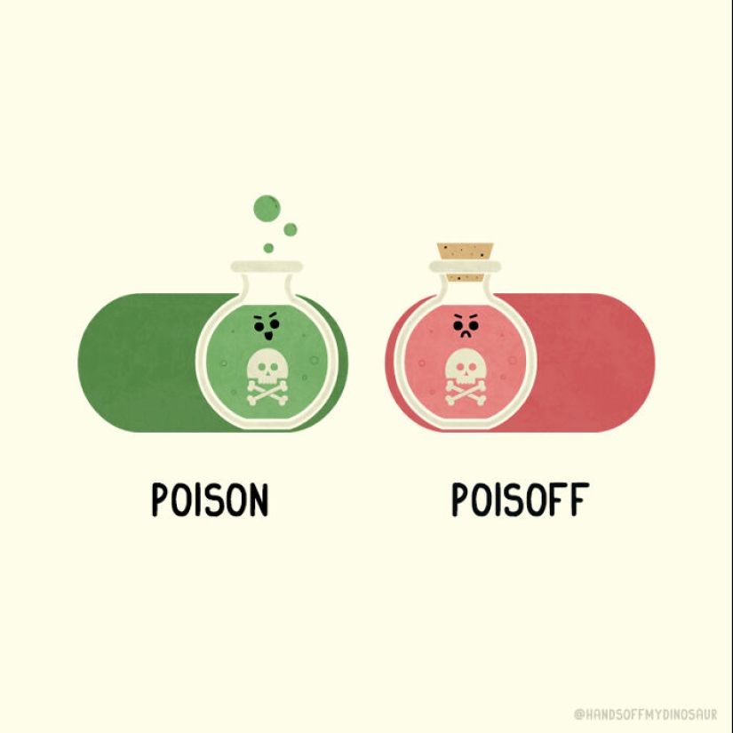 A Playful Twist Of Words: My Series Of 15 Punny Illustrations And Their Quirky Opposites A Playful Twist Of Words: My Series Of 15 Punny Illustrations And Their Quirky Opposites
