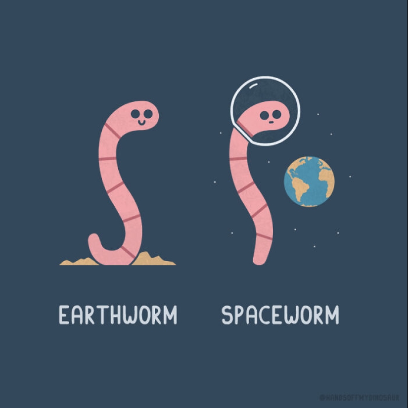 A Playful Twist Of Words: My Series Of 15 Punny Illustrations And Their Quirky Opposites A Playful Twist Of Words: My Series Of 15 Punny Illustrations And Their Quirky Opposites