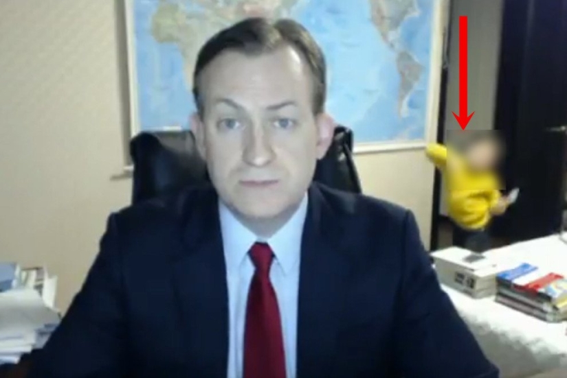 A professor from home gave an interview to the BBC, and his two children turned the video into a hit