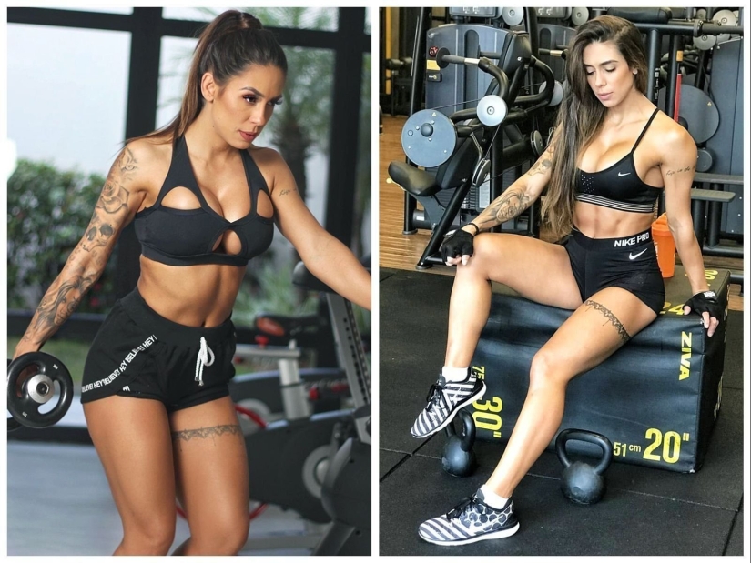 A selection of sports beauties proving that fitness is not only health, but also beauty