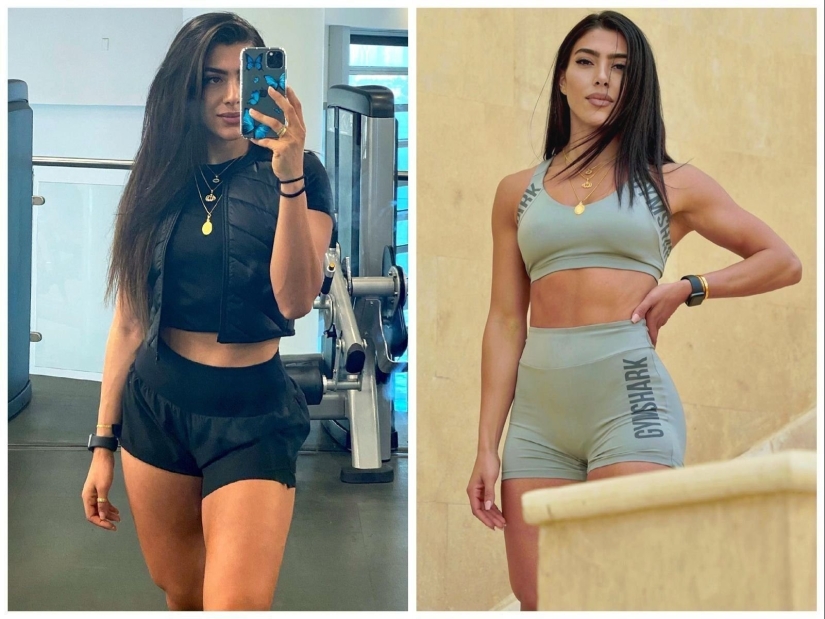 A selection of sports beauties proving that fitness is not only health, but also beauty