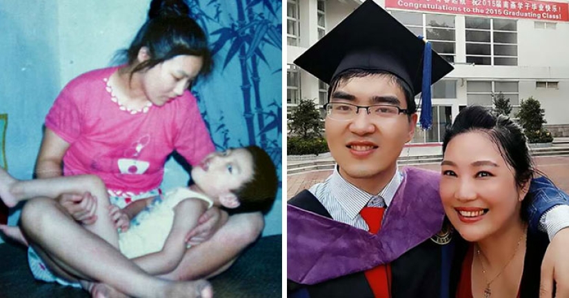 A single mother refused to leave her disabled son, and now he is a Harvard student A single mother refused to leave her disabled son, and now he is a Harvard student