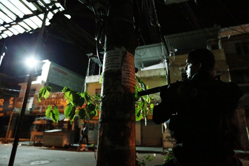A walk through the dangerous favelas of Rio de Janeiro in the company of Brazilian special forces