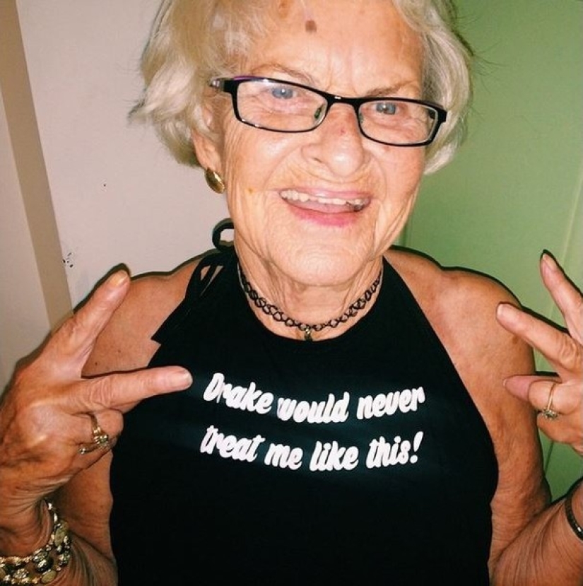 Abuela 'cool' de 86 años publica fotos locas en Instagram Abuela 'cool' de 86 años publica fotos locas en Instagram