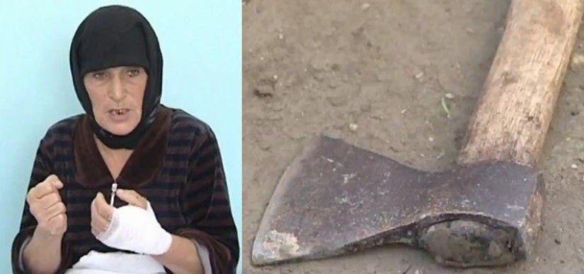 Abuelas con pólvora en frascos de polvo