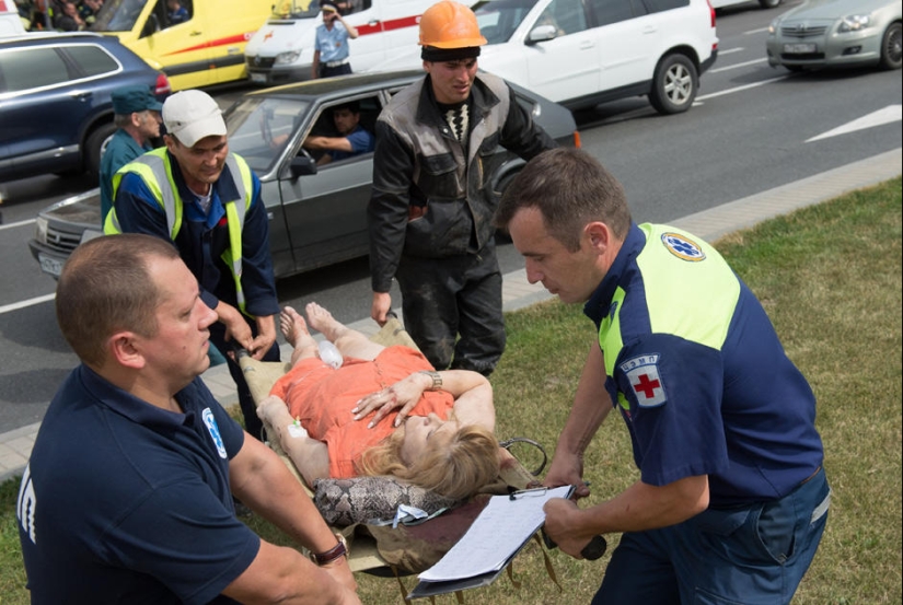 Accidente en el metro de Moscú en el tramo Slavyansky Boulevard - Victory Park