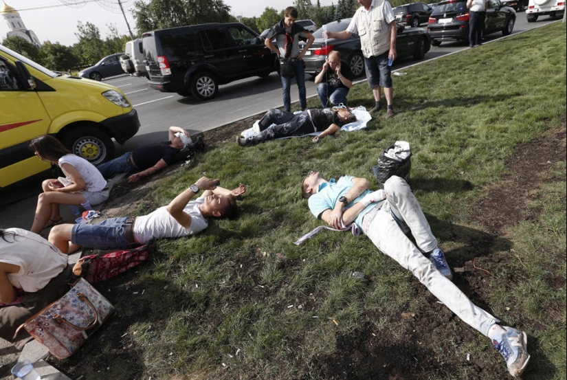 Accidente en el metro de Moscú en el tramo Slavyansky Boulevard - Victory Park