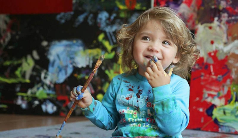 Aelita Andre is the youngest artist in the world Aelita Andre is the youngest artist in the world