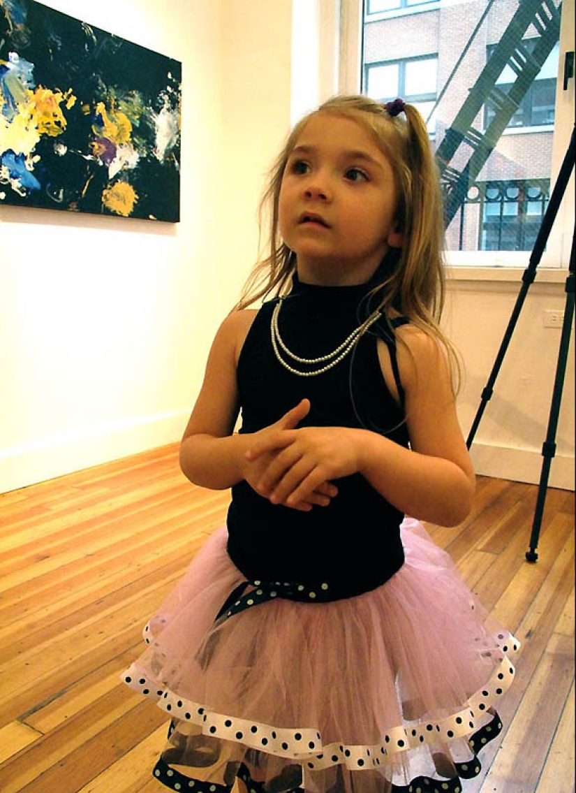 Aelita Andre is the youngest artist in the world Aelita Andre is the youngest artist in the world