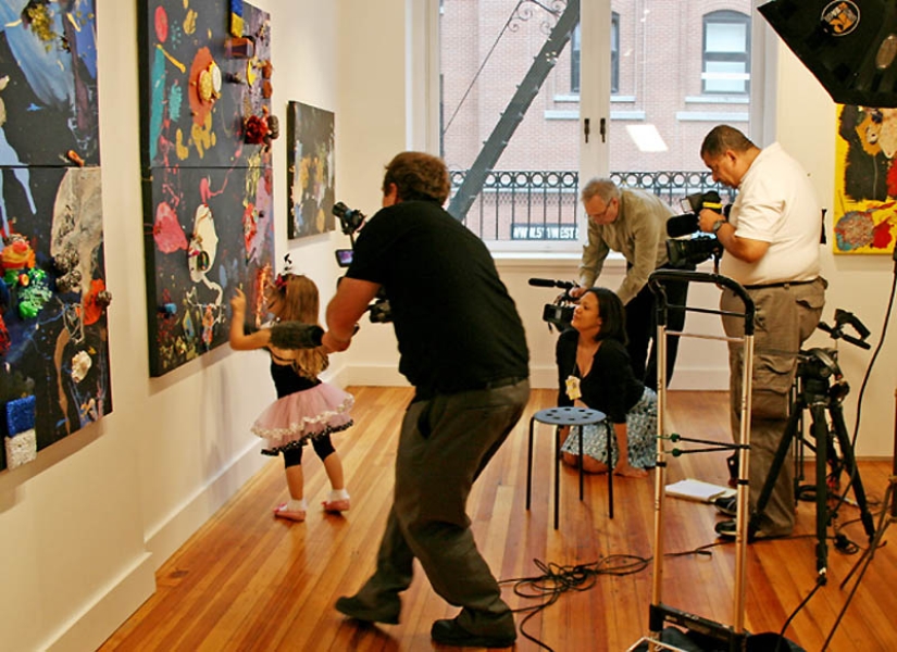 Aelita Andre is the youngest artist in the world Aelita Andre is the youngest artist in the world