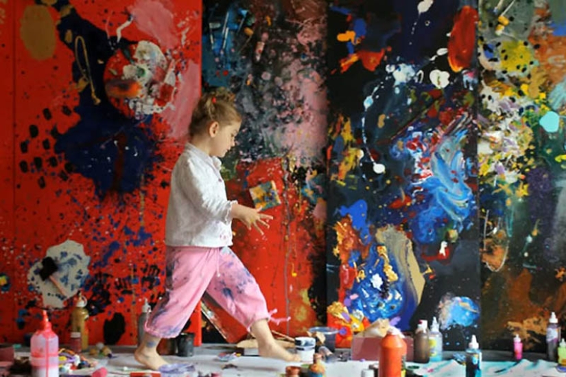 Aelita Andre is the youngest artist in the world Aelita Andre is the youngest artist in the world