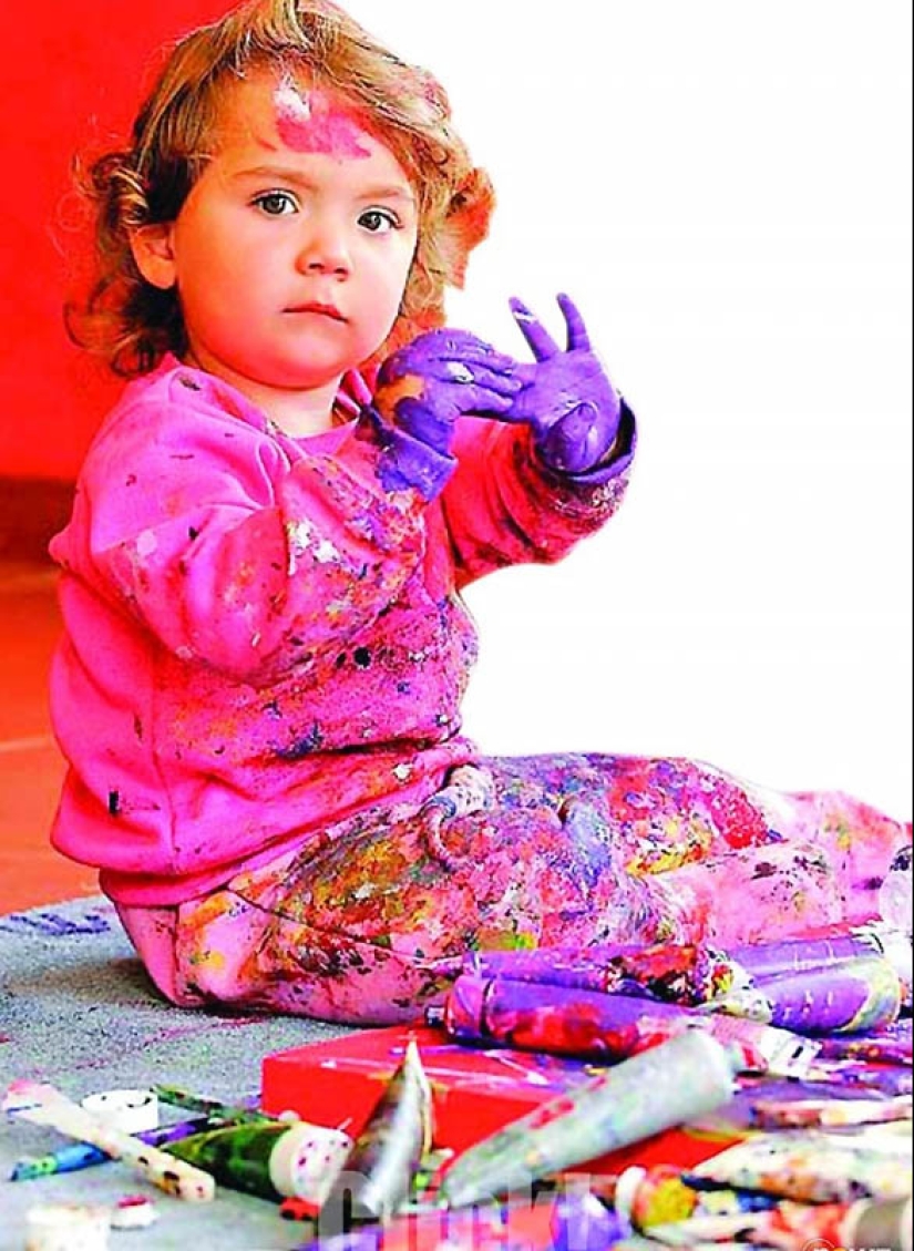 Aelita Andre is the youngest artist in the world Aelita Andre is the youngest artist in the world