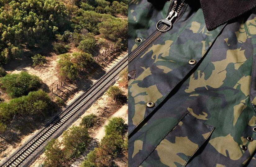 Aerial photography and fashion clothes go hand in hand
