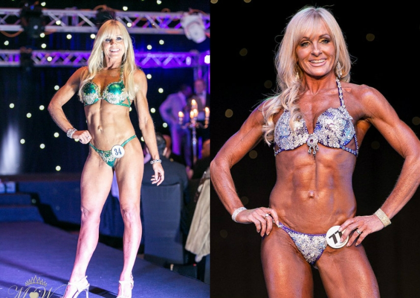 Age is not a hindrance: 52—year-old British bodybuilder conquers bikini contests Age is not a hindrance: 52—year-old British bodybuilder conquers bikini contests