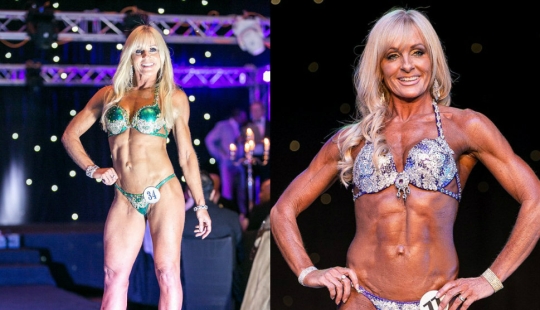 Age is not a hindrance: 52—year-old British bodybuilder conquers bikini contests