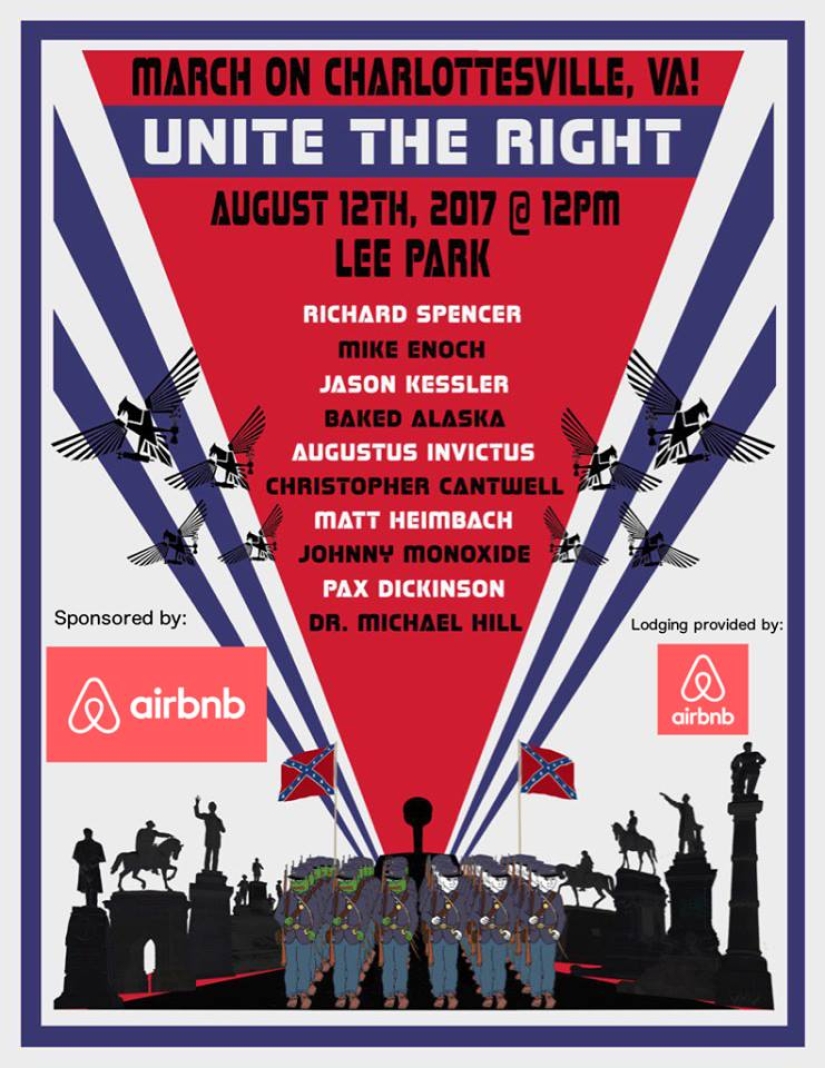 Airbnb service deleted the accounts of those who booked accommodation near the neo-Nazi rally