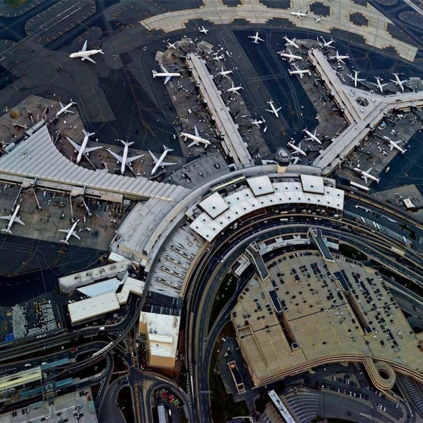 Airports from above Airports from above