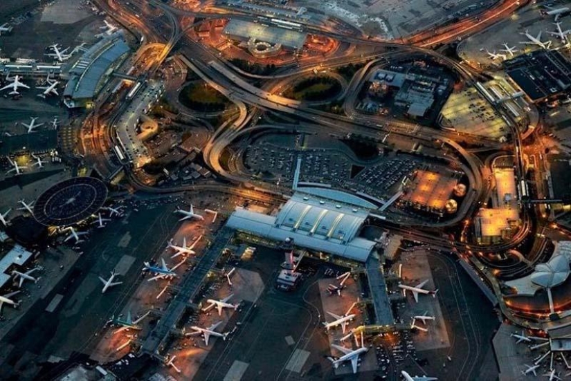 Airports from above Airports from above
