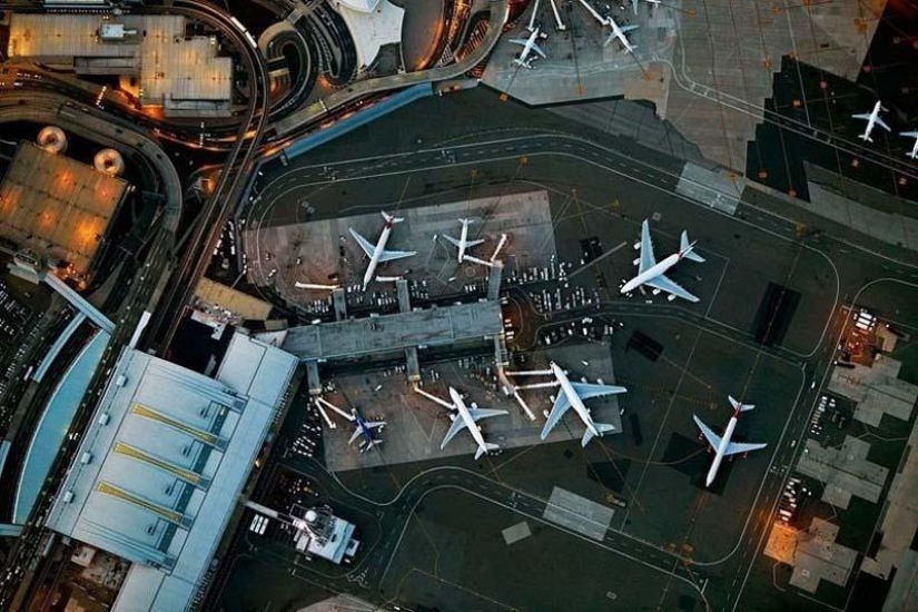 Airports from above Airports from above
