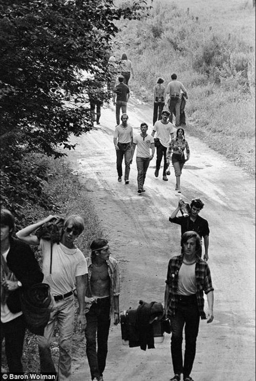 Al 45 aniversario del legendario festival: fotos aún inéditas de Woodstock
