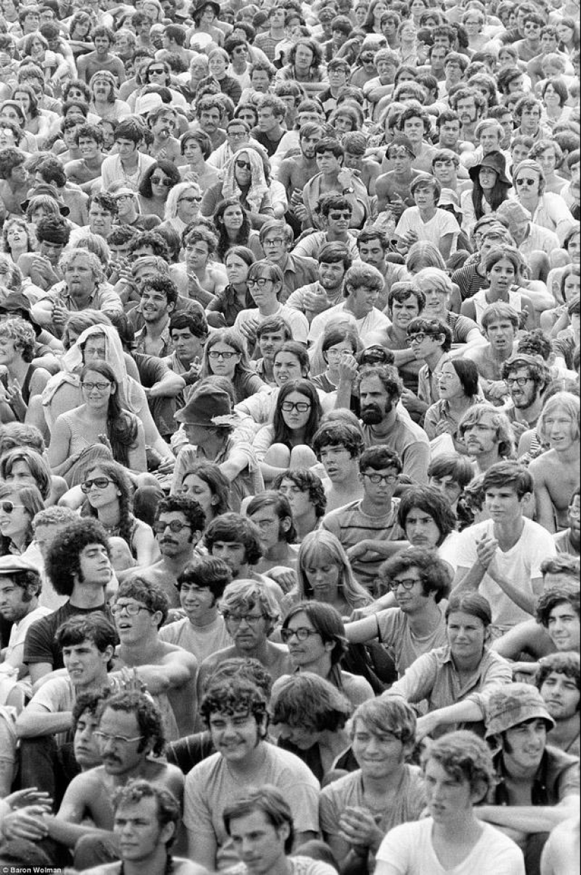 Al 45 aniversario del legendario festival: fotos aún inéditas de Woodstock